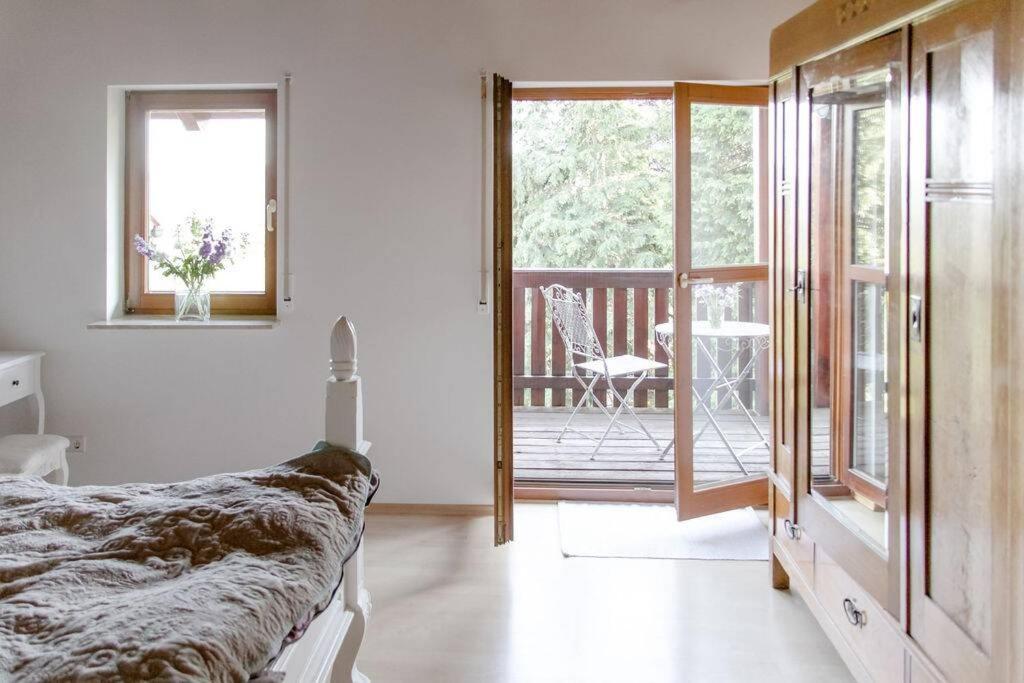 4-Zimmer-Ferienwohnung Waldbluemle Dobel Exterior foto